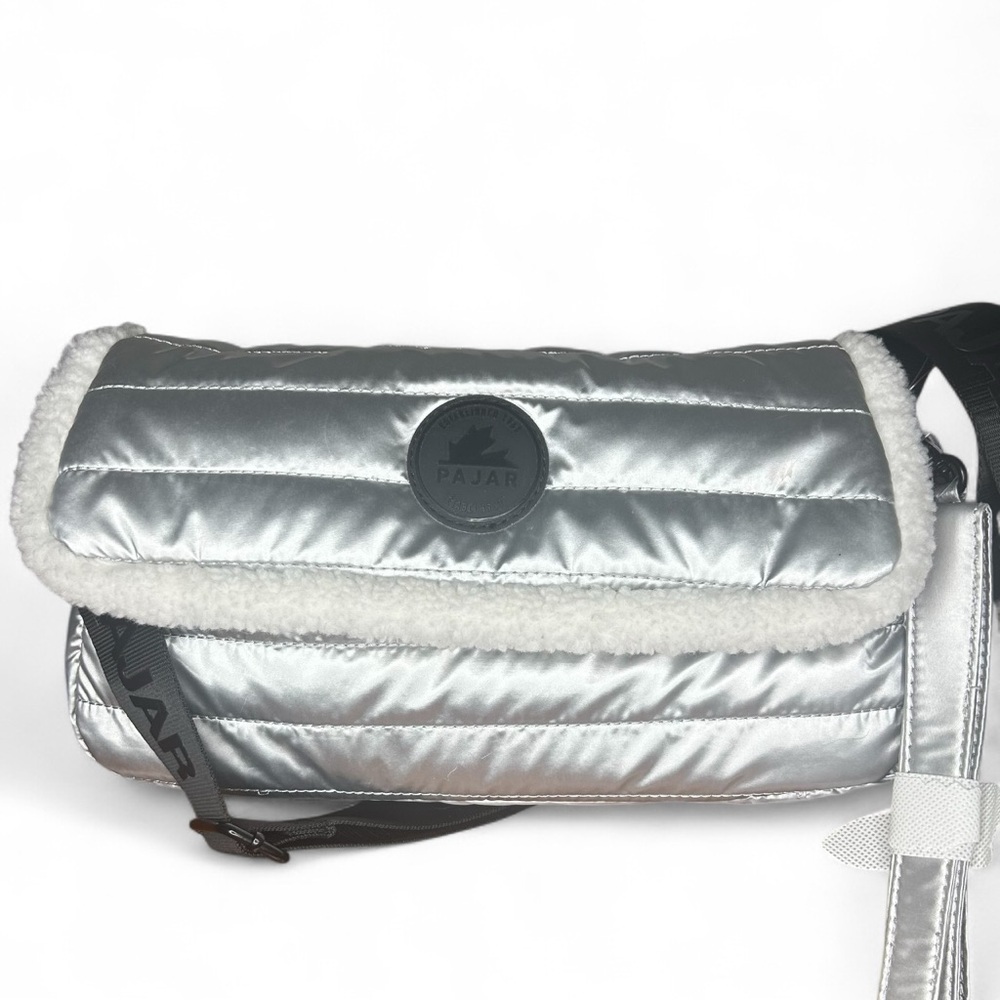 Pajar Silver Crossbody Bag